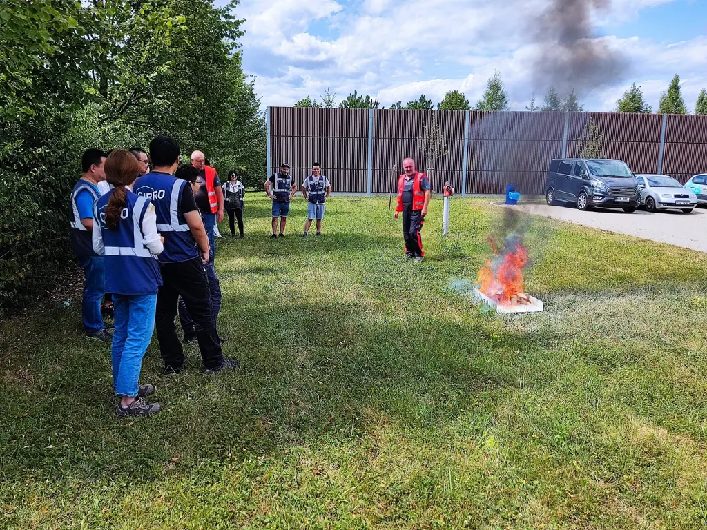 Fire safety training for employees