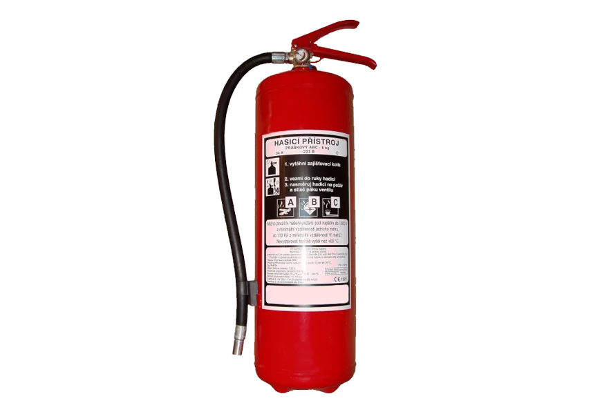What to use a powder extinguisher on – and what not